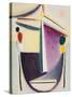 Abstract Head: Black-Yellow-Purple, c.1922-Alexej Von Jawlensky-Stretched Canvas