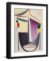 Abstract Head: Black-Yellow-Purple, c.1922-Alexej Von Jawlensky-Framed Giclee Print