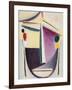 Abstract Head: Black-Yellow-Purple, c.1922-Alexej Von Jawlensky-Framed Giclee Print