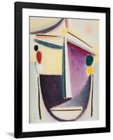 Abstract Head: Black-Yellow-Purple, c.1922-Alexej Von Jawlensky-Framed Giclee Print