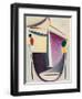 Abstract Head: Black-Yellow-Purple, c.1922-Alexej Von Jawlensky-Framed Giclee Print