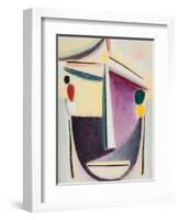 Abstract Head: Black-Yellow-Purple, c.1922-Alexej Von Jawlensky-Framed Giclee Print