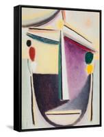 Abstract Head: Black-Yellow-Purple, c.1922-Alexej Von Jawlensky-Framed Stretched Canvas
