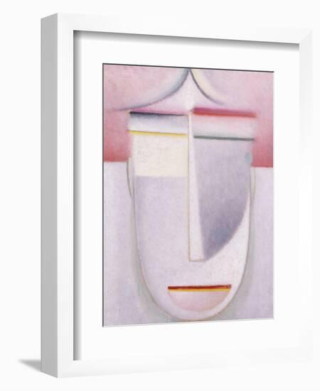 Abstract Head: Composition No 2 'Winter'; Abstraker Kopf: Komposition Nr 2 'Winter', C.1924-Alexej Von Jawlensky-Framed Giclee Print