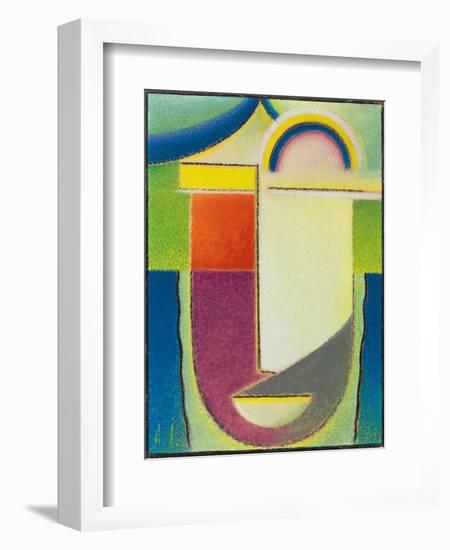 Abstract Head: Easter, 1933-Alexej Von Jawlensky-Framed Giclee Print