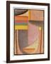 Abstract Head: Parthenon, 1932 (Oil and Pencil on Paper)-Alexej Von Jawlensky-Framed Giclee Print