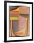 Abstract Head: Parthenon, 1932 (Oil and Pencil on Paper)-Alexej Von Jawlensky-Framed Giclee Print