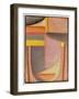 Abstract Head: Parthenon, 1932 (Oil and Pencil on Paper)-Alexej Von Jawlensky-Framed Giclee Print