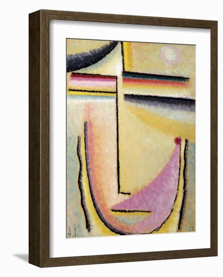 Abstract Head-Alexej Von Jawlensky-Framed Giclee Print