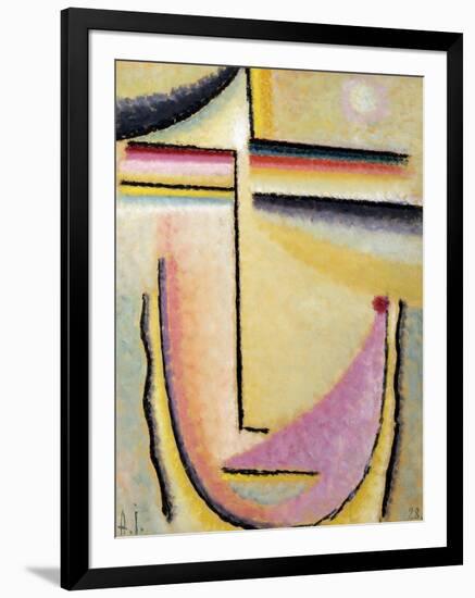 Abstract Head-Alexej Von Jawlensky-Framed Giclee Print