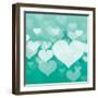 Abstract Heart in Format-Marina Riley-Framed Art Print