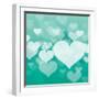 Abstract Heart in Format-Marina Riley-Framed Art Print