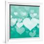 Abstract Heart in Format-Marina Riley-Framed Art Print