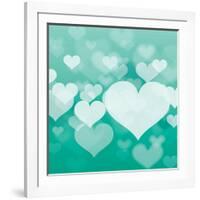 Abstract Heart in Format-Marina Riley-Framed Art Print