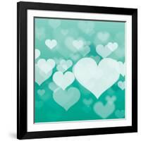 Abstract Heart in Format-Marina Riley-Framed Art Print