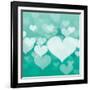 Abstract Heart in Format-Marina Riley-Framed Art Print