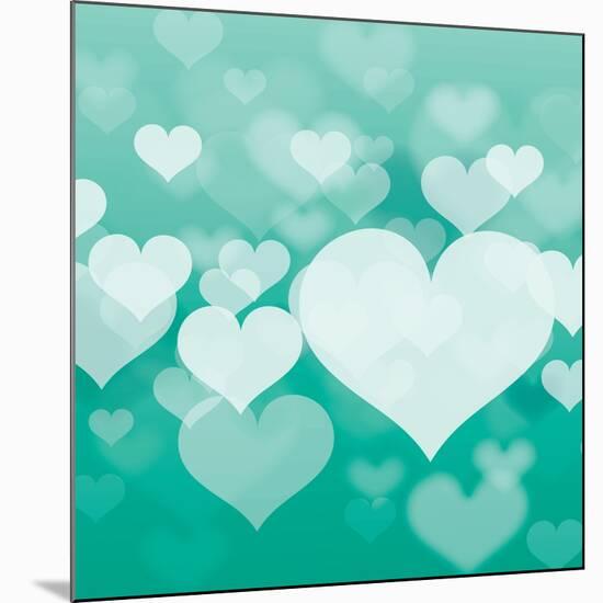 Abstract Heart in Format-Marina Riley-Mounted Art Print