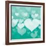 Abstract Heart in Format-Marina Riley-Framed Art Print