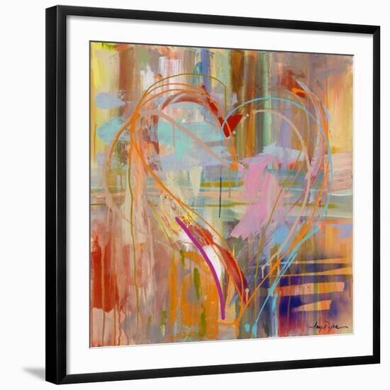 Abstract Heart-Amy Dixon-Framed Art Print