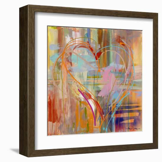 Abstract Heart-Amy Dixon-Framed Art Print