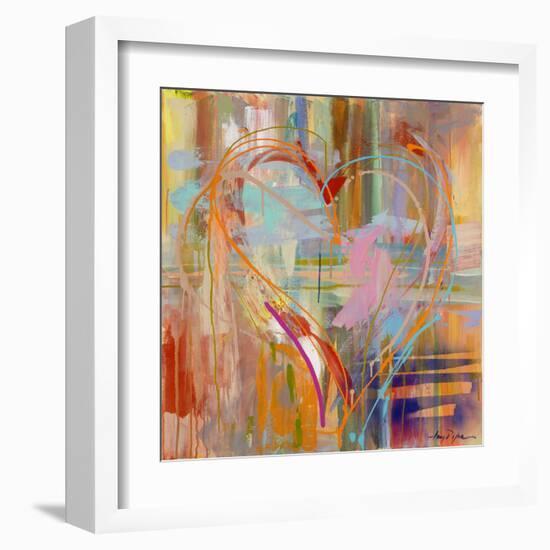 Abstract Heart-Amy Dixon-Framed Art Print