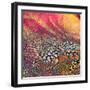 Abstract Highly Detailed Textured Grunge Background-iulias-Framed Art Print