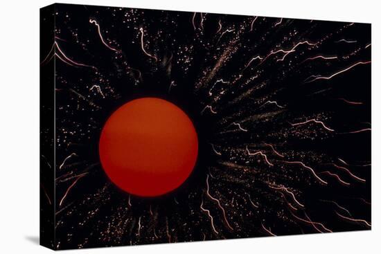 Abstract Image of the Sun-null-Stretched Canvas