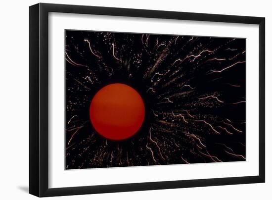 Abstract Image of the Sun-null-Framed Photographic Print