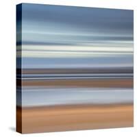 Abstract Image of the View from Alnmouth Beach to the North Sea, Alnmouth, England, UK-Lee Frost-Stretched Canvas
