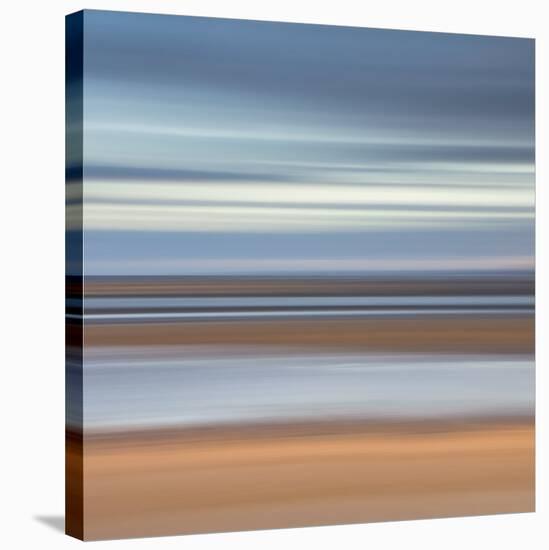 Abstract Image of the View from Alnmouth Beach to the North Sea, Alnmouth, England, UK-Lee Frost-Stretched Canvas