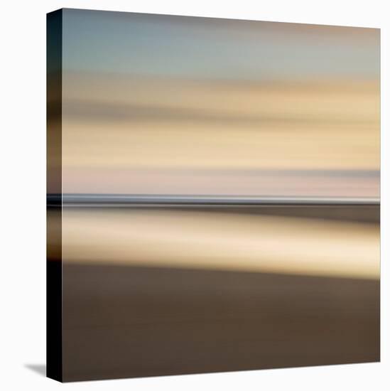 Abstract Image of the View from Alnmouth Beach to the North Sea, Alnmouth, England, UK-Lee Frost-Stretched Canvas