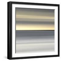 Abstract Image of the View from Alnmouth Beach to the North Sea, Alnmouth, England, UK-Lee Frost-Framed Photographic Print