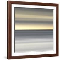 Abstract Image of the View from Alnmouth Beach to the North Sea, Alnmouth, England, UK-Lee Frost-Framed Photographic Print