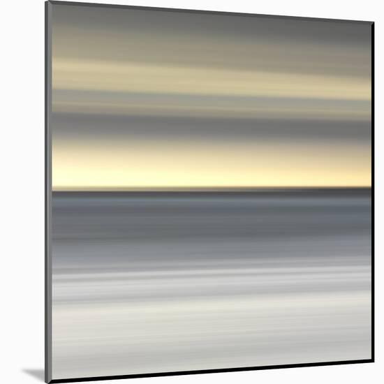 Abstract Image of the View from Alnmouth Beach to the North Sea, Alnmouth, England, UK-Lee Frost-Mounted Premium Photographic Print