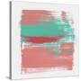 Abstract Indian Red and Emerald-Emma Moore-Stretched Canvas