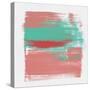 Abstract Indian Red and Emerald-Emma Moore-Stretched Canvas
