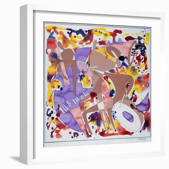 Abstract Jazz, c.1997-Gil Mayers-Framed Giclee Print