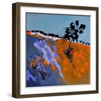 Abstract Landscape 2-Pol Ledent-Framed Art Print