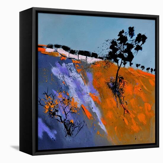 Abstract Landscape 2-Pol Ledent-Framed Stretched Canvas