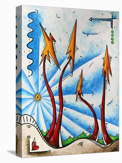 Abstract Landscape Fun PoP Art Tree-Megan Aroon Duncanson-Stretched Canvas