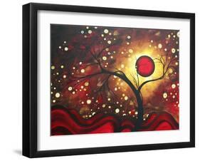 Abstract Landscape Glowing Orb-Megan Aroon Duncanson-Framed Art Print