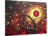 Abstract Landscape Glowing Orb-Megan Aroon Duncanson-Stretched Canvas