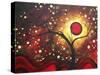 Abstract Landscape Glowing Orb-Megan Aroon Duncanson-Stretched Canvas