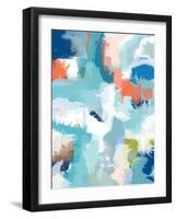 Abstract Landscape Going Somewhere-Jan Weiss-Framed Art Print