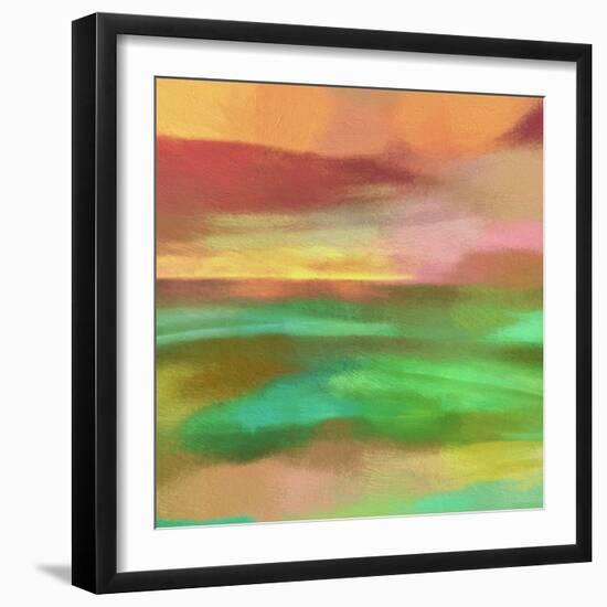 Abstract Landscape III-Cora Niele-Framed Giclee Print