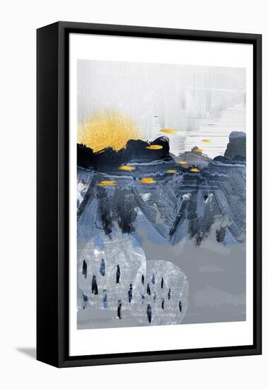 Abstract Landscape-Urban Epiphany-Framed Stretched Canvas