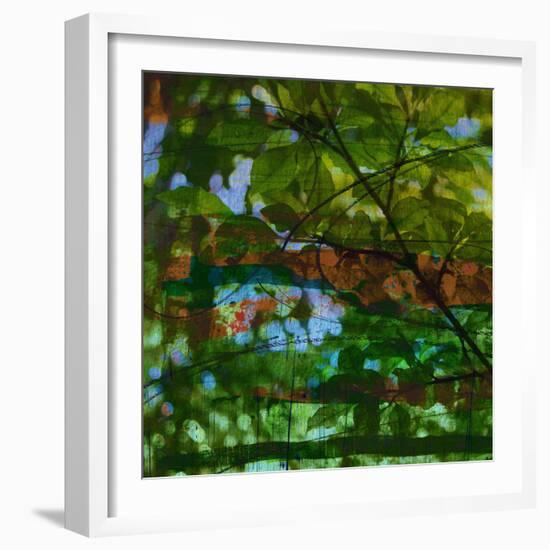 Abstract Leaf Study IV-Sisa Jasper-Framed Photographic Print