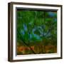 Abstract Leaf Study V-Sisa Jasper-Framed Photographic Print