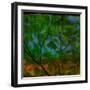 Abstract Leaf Study V-Sisa Jasper-Framed Photographic Print