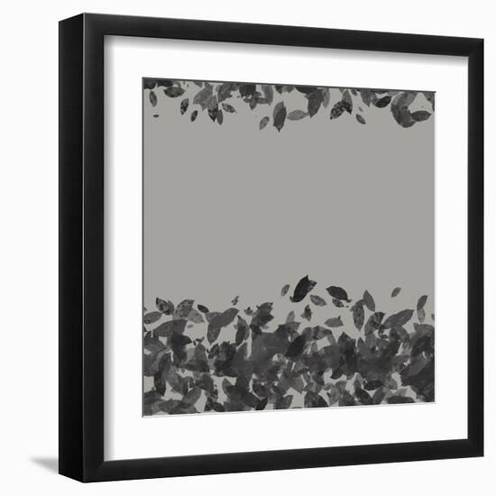 Abstract Leaves 1-Melody Hogan-Framed Art Print